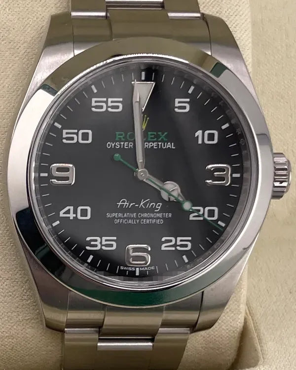 2018 Rolex Air-King 40MM Black Dial Oyster Bracelet (116900)