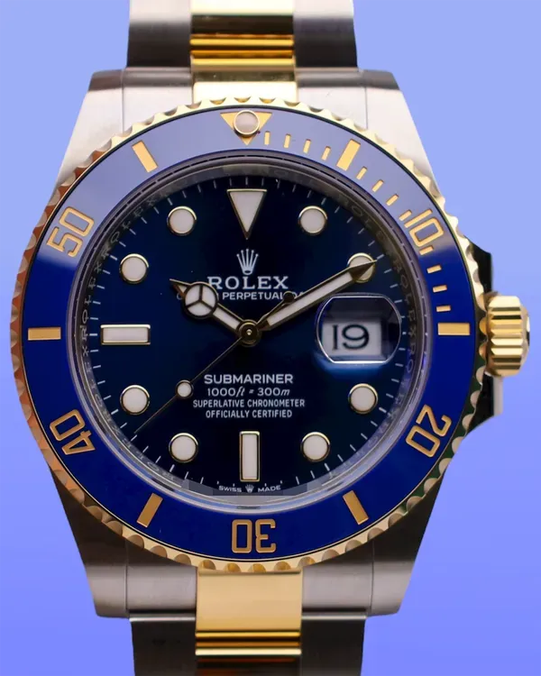 2025 Rolex Submariner Date "Bluesy" 41MM Blue Dial Two-Tone Oyster Bracelet (126613LB)