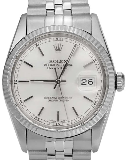 Rolex Datejust 36MM Silver Dial Jubilee Bracelet (16014)