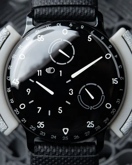 2024 Ressence Type 3B Black 44MM Black Dial Textile Strap (Type 3BBB)