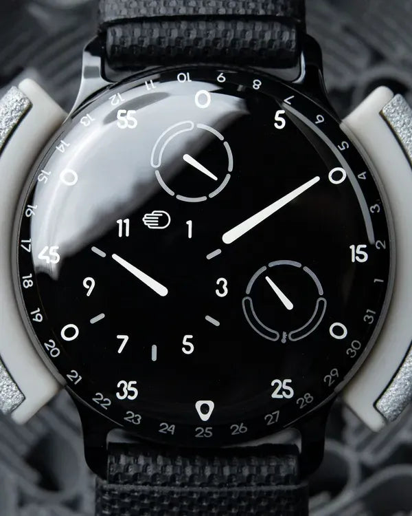 2024 Ressence Type 3B Black 44MM Black Dial Textile Strap (Type 3BBB)