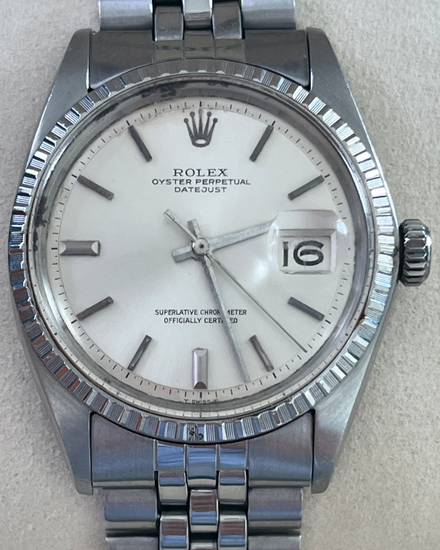 Rolex Datejust 36MM Silver "Pie Pan" Dial Jubilee Bracelet (1603)