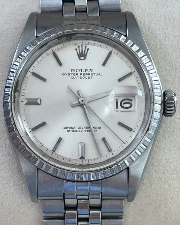 Rolex Datejust 36MM Silver "Pie Pan" Dial Jubilee Bracelet (1603)