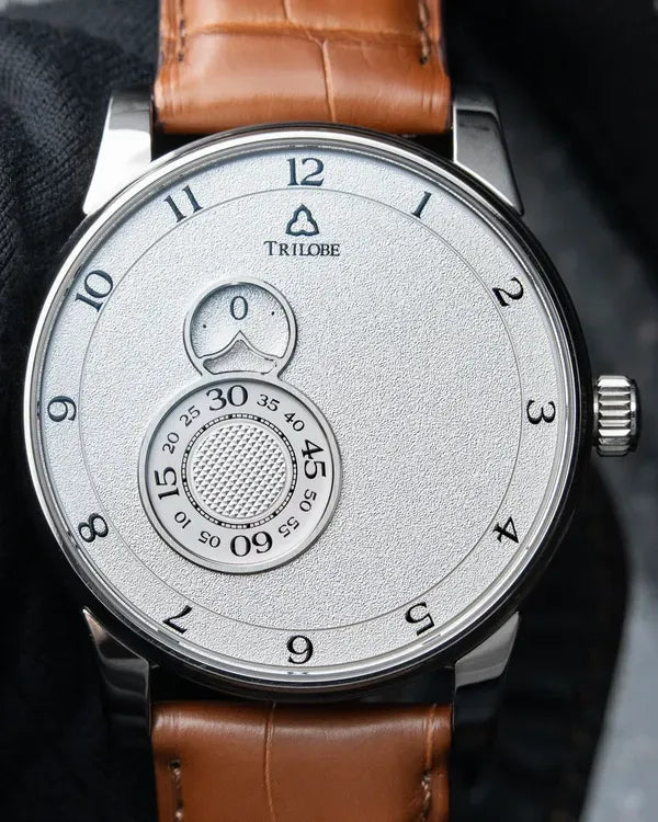 2024 Trilobe Nuit Fantastique 38.5MM White Dial Leather Strap (NF06AG)