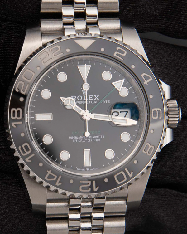 2025 Rolex GMT-Master II "Bruce Wayne" 40MM Black Dial Jubilee Bracelet (126710GRNR)