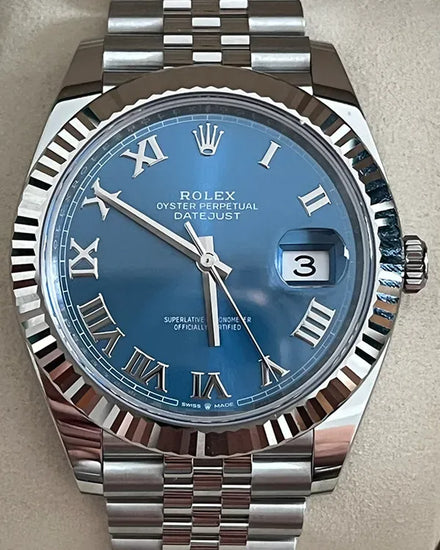 2025 Rolex Datejust 41MM Blue Dial Jubilee Bracelet (126334)