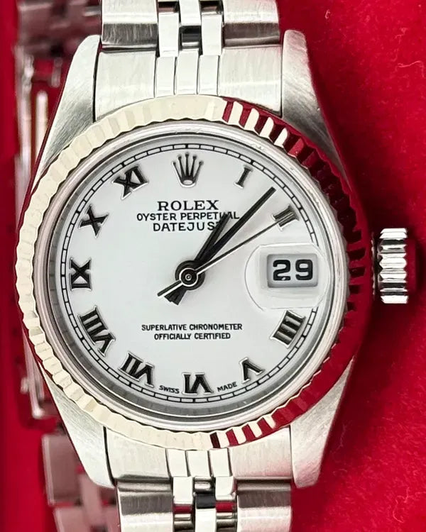 2005 Rolex Lady-Datejust 26MM White  Dial Jubilee Bracelet (79174)