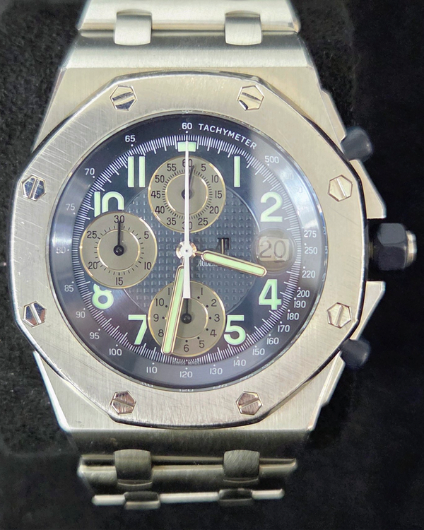 Audemars Piguet Royal Oak Offshore Chronograph 42MM Blue Dial Steel Bracelet (25721ST.OO.1000ST.05)