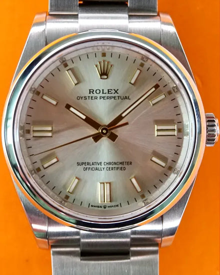 2021 Rolex Oyster Perpetual 36MM Silver Dial Oyster Bracelet (126000)
