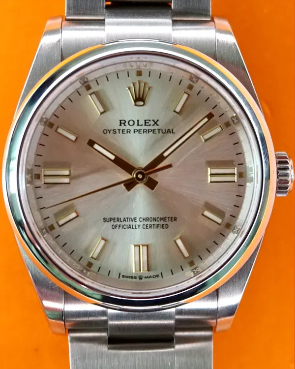 2021 Rolex Oyster Perpetual 36MM Silver Dial Oyster Bracelet (126000)