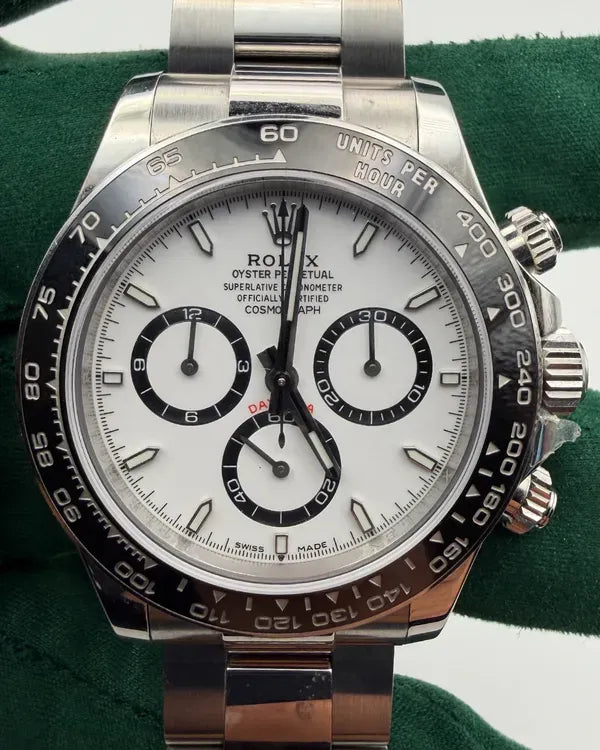 Rolex Cosmograph Daytona "Panda" 40MM White Dial Oyster Bracelet (126500LN)