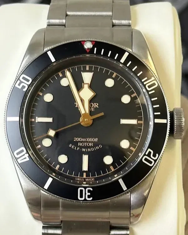 Tudor Black Bay 41MM Black Dial Steel Bracelet (79220N)