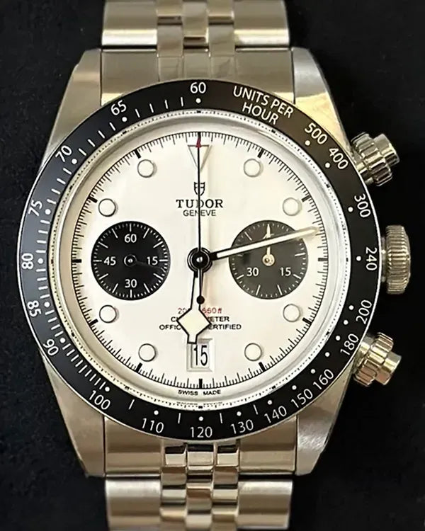 2025 Tudor Black Bay Chrono "Panda" 41MM White Dial Steel Bracelet (79360N)
