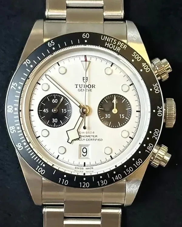 2025 Tudor Black Bay Chrono "Panda" 41MM White Dial Steel Bracelet (79360N)