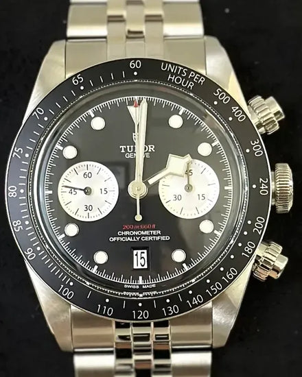2025 Tudor Black Bay Chrono 41MM Black Dial Steel Bracelet (79360N)