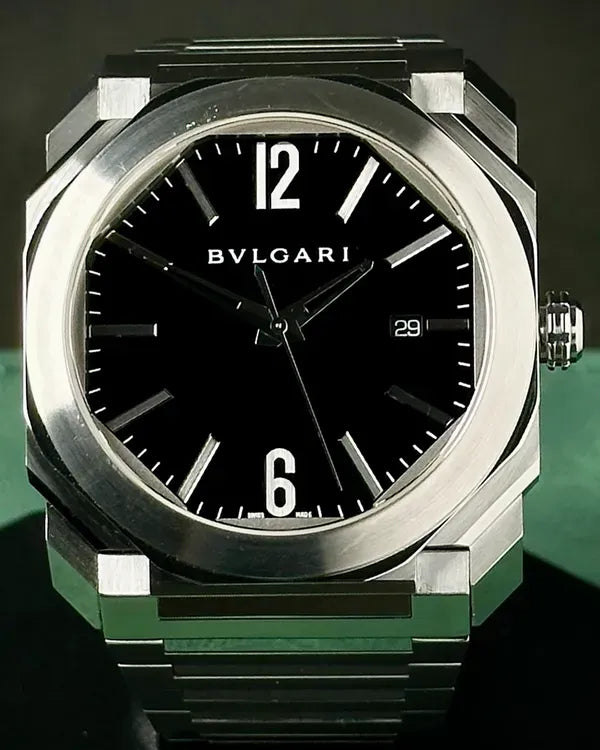 2019 Bvlgari Octo 41MM Black Dial Steel Bracelet (BGO41S)