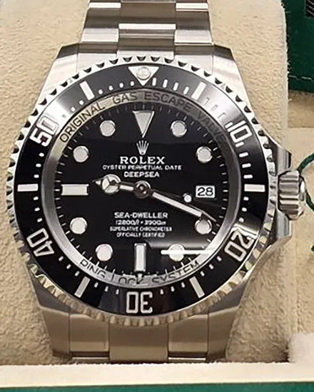 2024 Rolex Sea-Dweller Deepsea 44MM Black Dial Oyster Bracelet (136660)
