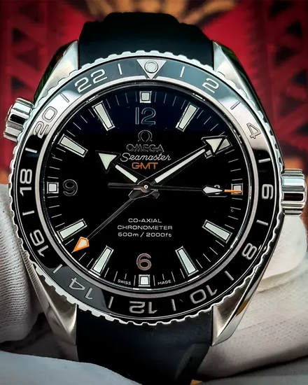 2023 Omega Seamaster Planet Ocean 600M 43.5MM Black Dial Rubber Strap (232.32.44.22.01.001)