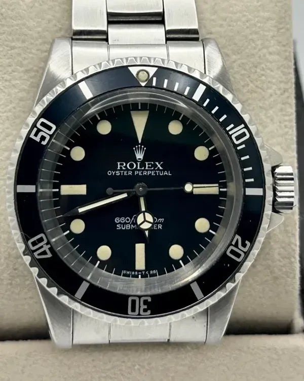 1978 (5 Mil Serial) Rolex Submariner No-Date 40MM Black Dial Oyster Bracelet (5513)