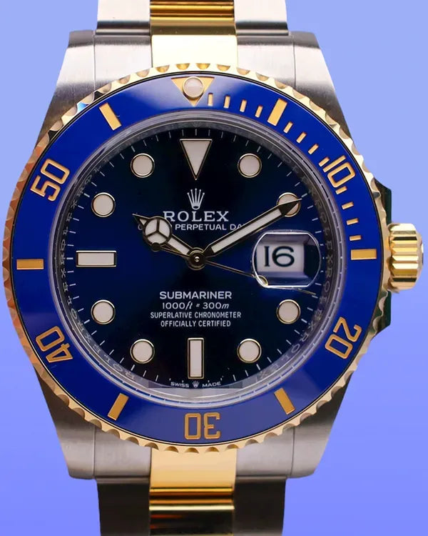 2025 Rolex Submariner Date "Bluesy" 41MM Blue Dial Two-Tone Oyster Bracelet (126613LB)