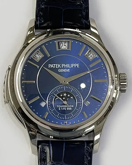 2020 Patek Philippe Grand Complications 41MM Blue Dial Leather Strap (5207G-001)