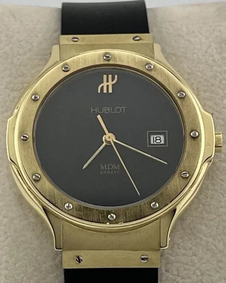 Hublot Classic MDM 32MM Quartz Black Dial Rubber Strap (1400.100.3)