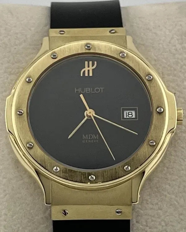 Hublot Classic MDM 32MM Quartz Black Dial Rubber Strap (1400.100.3)