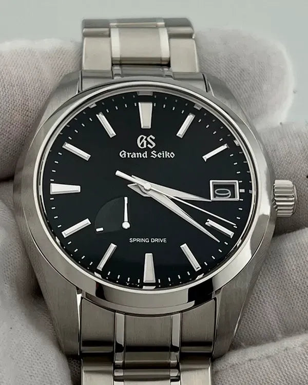 2023 Grand Seiko Heritage 41MM Black Dial Steel Bracelet (SBGA203)