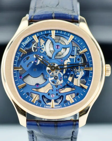 2025 Piaget Polo Skeleton 42MM Skeleton Dial Leather Strap (G0A46009)