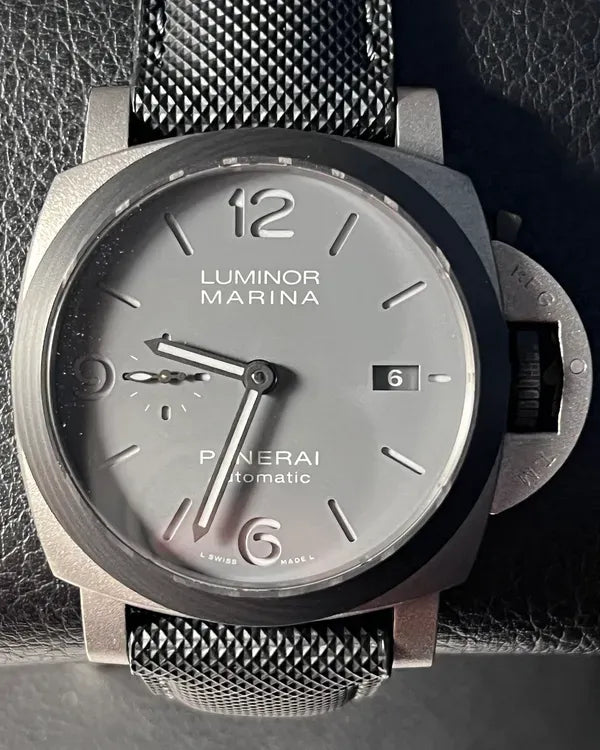 2021 Panerai Luminor Marina "Tutto Grigio" 44MM Grey Dial Textile Strap (PAM01662)
