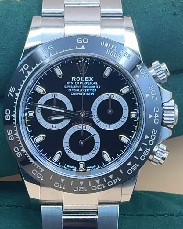 2020 Rolex Cosmograph Daytona 40MM Black Dial Oyster Bracelet (116500LN)