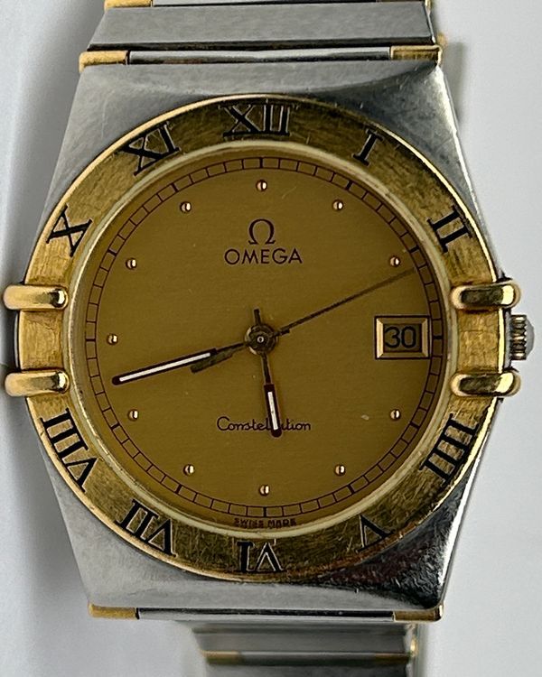 Omega Constellation 33MM Quartz Champagne Dial Two-Tone Bracelet (396.1070.1)