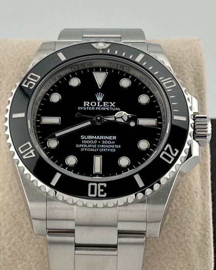 2023 Rolex Submariner No-Date 41MM Black Dial Oyster Bracelet (124060)