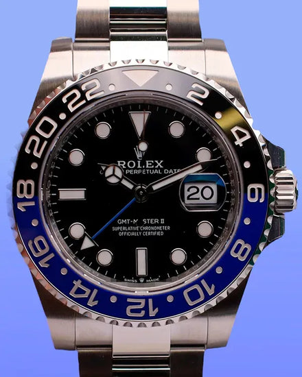 2025 Rolex GMT-Master II "Batman" 40MM Black Dial Oyster Bracelet (126710BLNR)