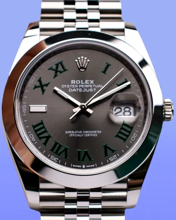 2025 Rolex Datejust "Wimbledon" 41MM Slate Dial Jubilee Bracelet (126300)