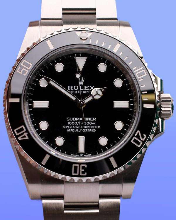 2025 Rolex Submariner No-Date 41MM Black Dial Oyster Bracelet (124060)