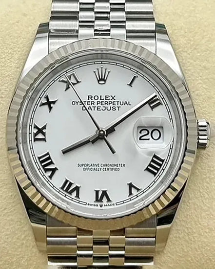 2023 Rolex Datejust 36MM White Dial Jubilee Bracelet (126234)