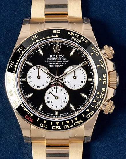 2025 Rolex Cosmograph Daytona "Le Mans" 40MM Black Dial Yellow Gold Oyster Bracelet (126528LN)