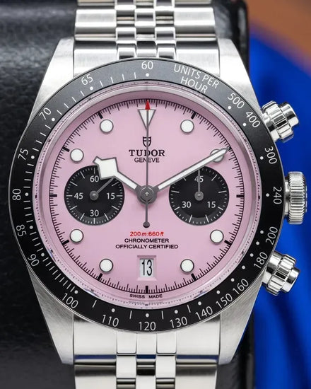 Tudor Black Bay Chrono "Flamingo" 41MM Pink Dial Steel Bracelet (79360N)