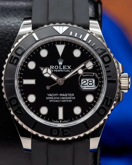 2024 Rolex Yacht-Master 42MM Black Dial Oysterflex Strap (226659)