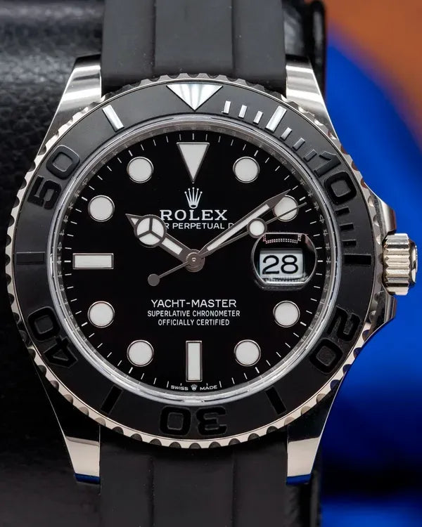2024 Rolex Yacht-Master 42MM Black Dial Rubber Strap (226659)