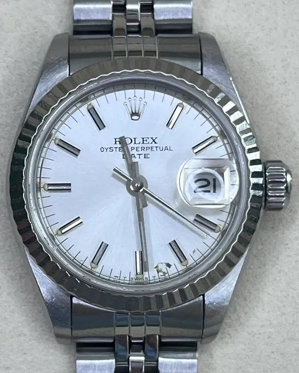 Rolex Lady-Datejust 26MM White Dial Jubilee Bracelet (69174)