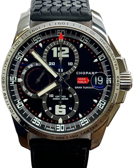Chopard Mille Miglia XL 44MM Black Dial Rubber Strap (16/8459)