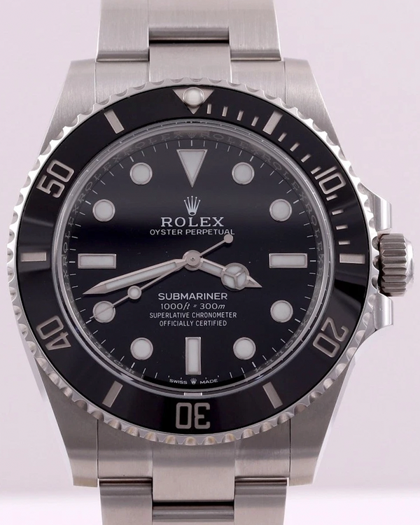 2025 Rolex Submariner No-Date 41MM Black Dial Oyster Bracelet (124060)
