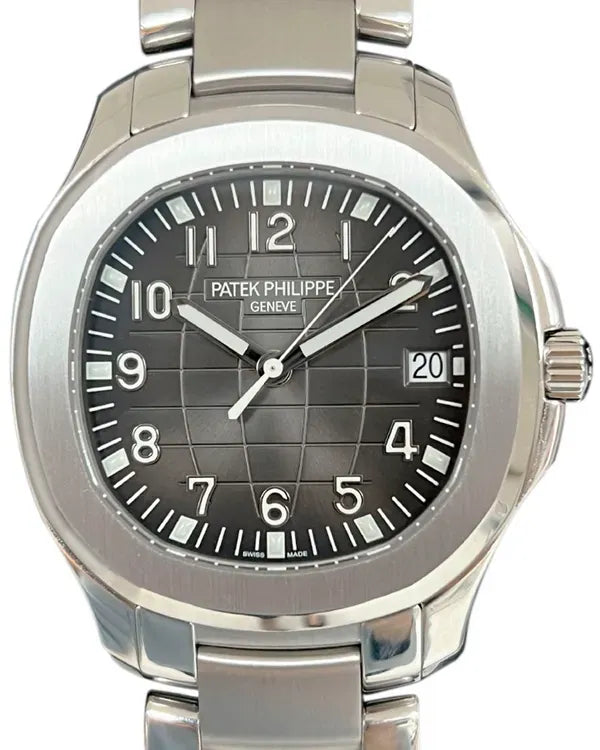2021 Patek Philippe Aquanaut 40.8MM Charcoal Grey Dial Steel Bracelet (5167/1A-001)