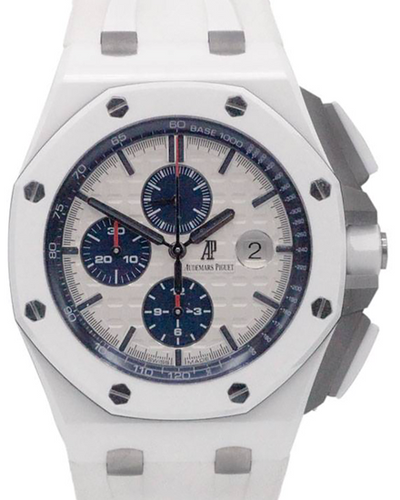 2014 Audemars Piguet Royal Oak Offshore Chronograph 44MM White Dial Rubber Strap (26402CB.OO.A010CA.01)