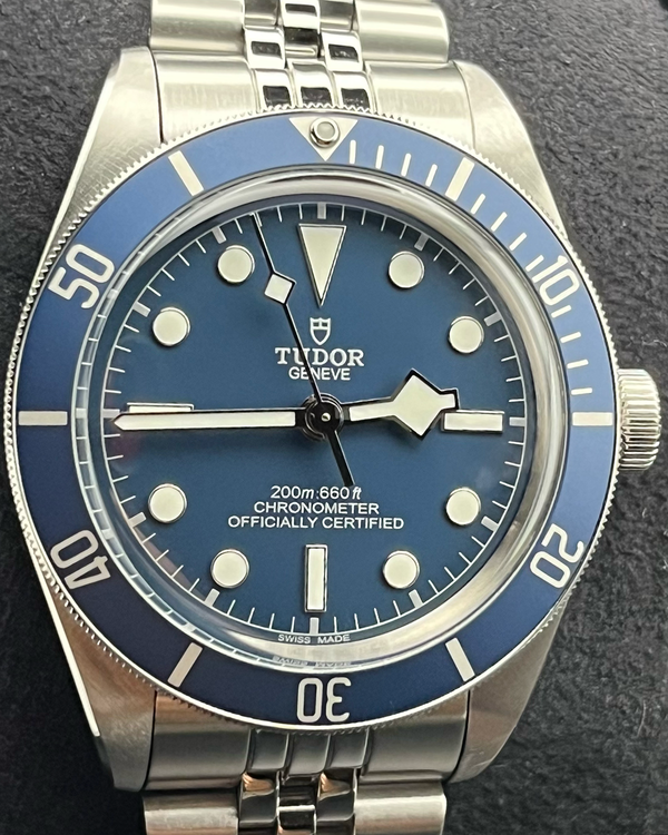2023 Tudor Black Bay Fifty-Eight 39MM Blue Dial Aftermarket Steel Bracelet (79030B)