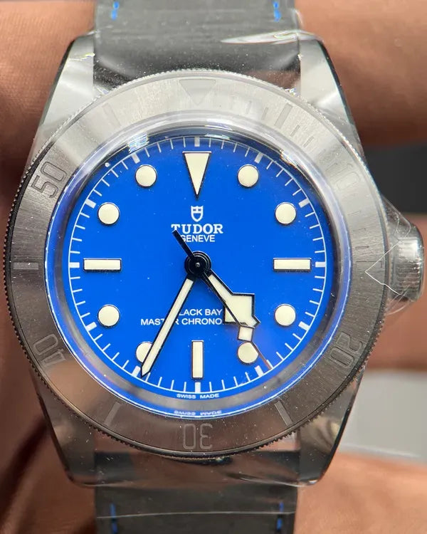 2025 Tudor Black Bay Ceramic 41MM Blue Dial Leather Strap (79210CNU)
