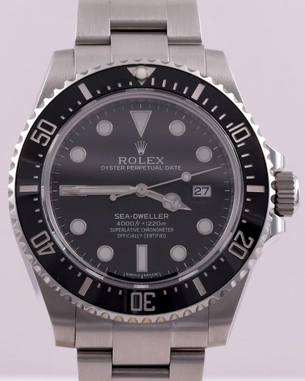 2021 Rolex Sea-Dweller 4000 40MM Black Dial Oyster Bracelet (116600)
