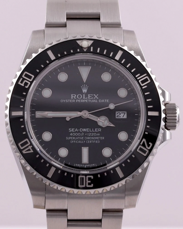 2021 Rolex Sea-Dweller 4000 40MM Black Dial Oyster Bracelet (116600)